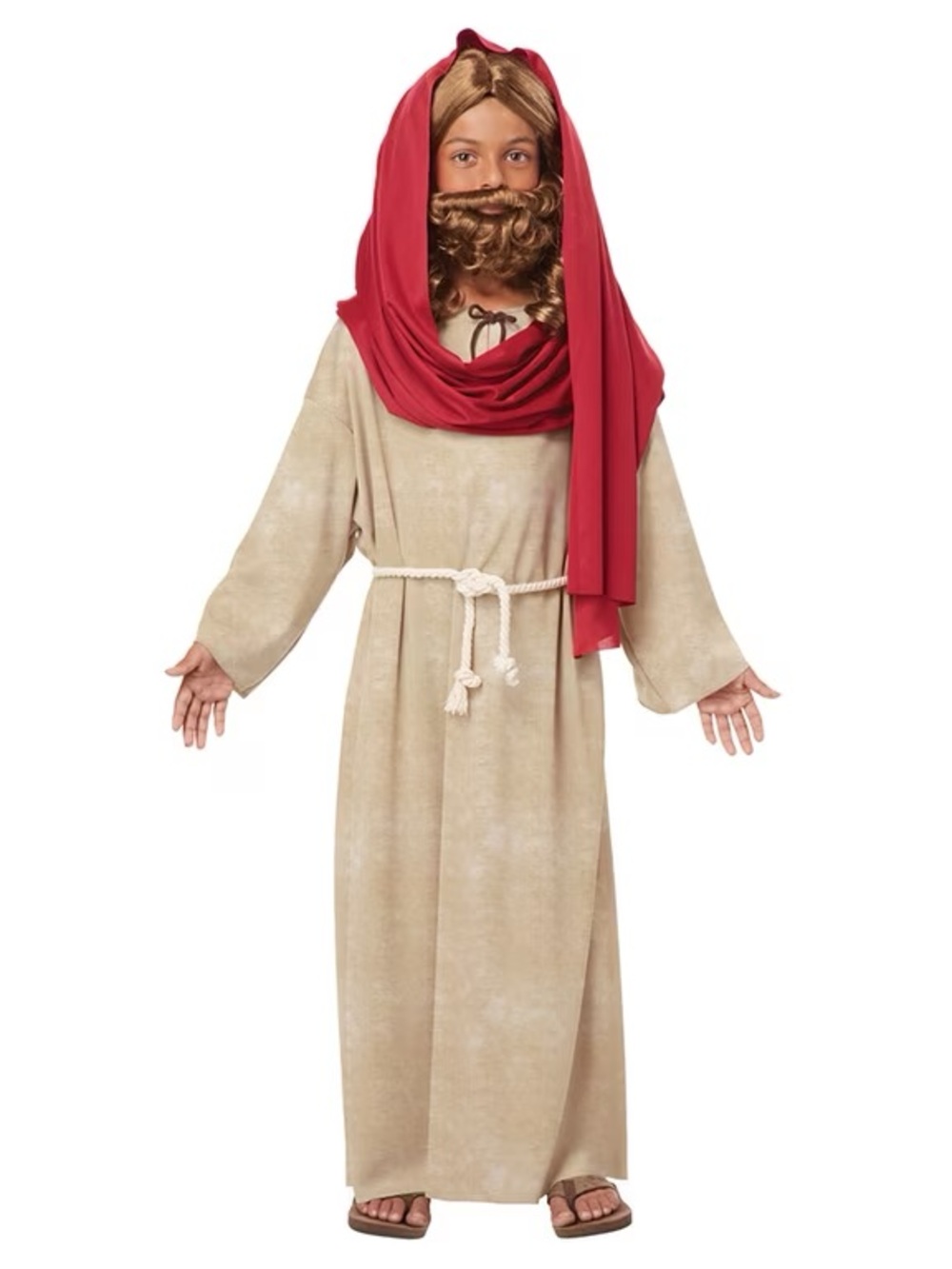 California Costumes Jesus Child Large 10-12 Biblical Costume NWT
